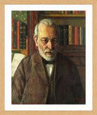 Portrait of the Poet Friedrich Kuhlbars (1915) by Konrad Mägi — oak frame