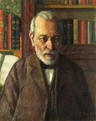 Portrait of the Poet Friedrich Kuhlbars (1915) by Konrad Mägi — unframed