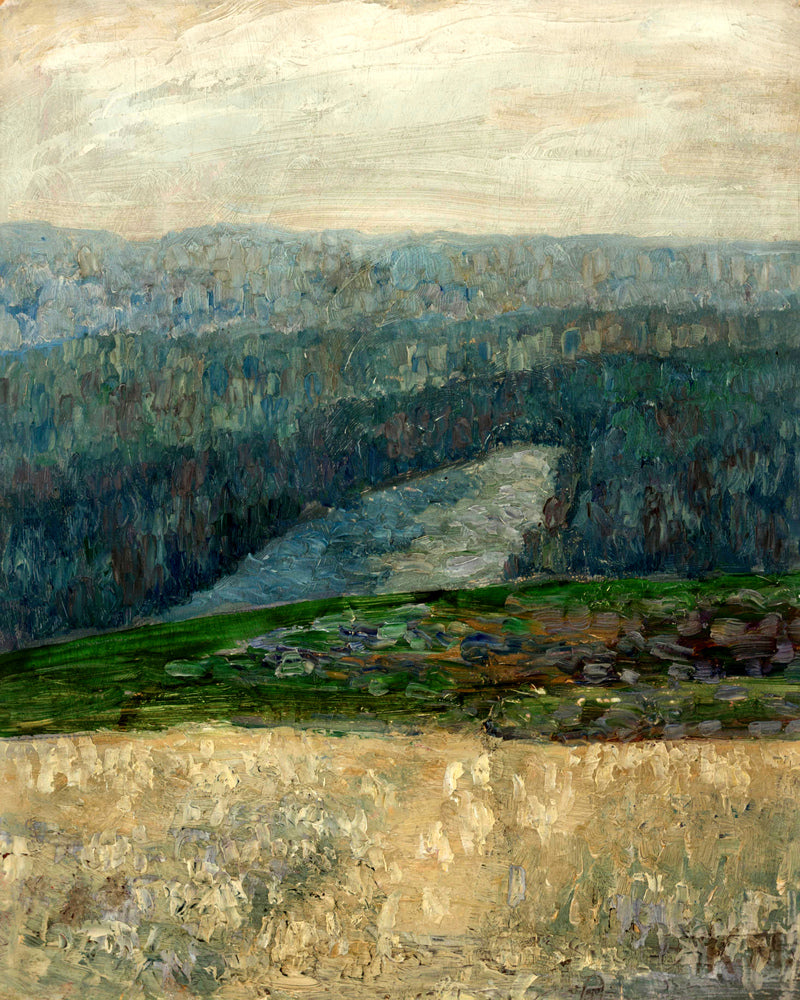 Landscape (1908–1909) by Konrad Mägi — unframed