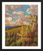 Landscape (1908–1910) by Konrad Mägi — black frame