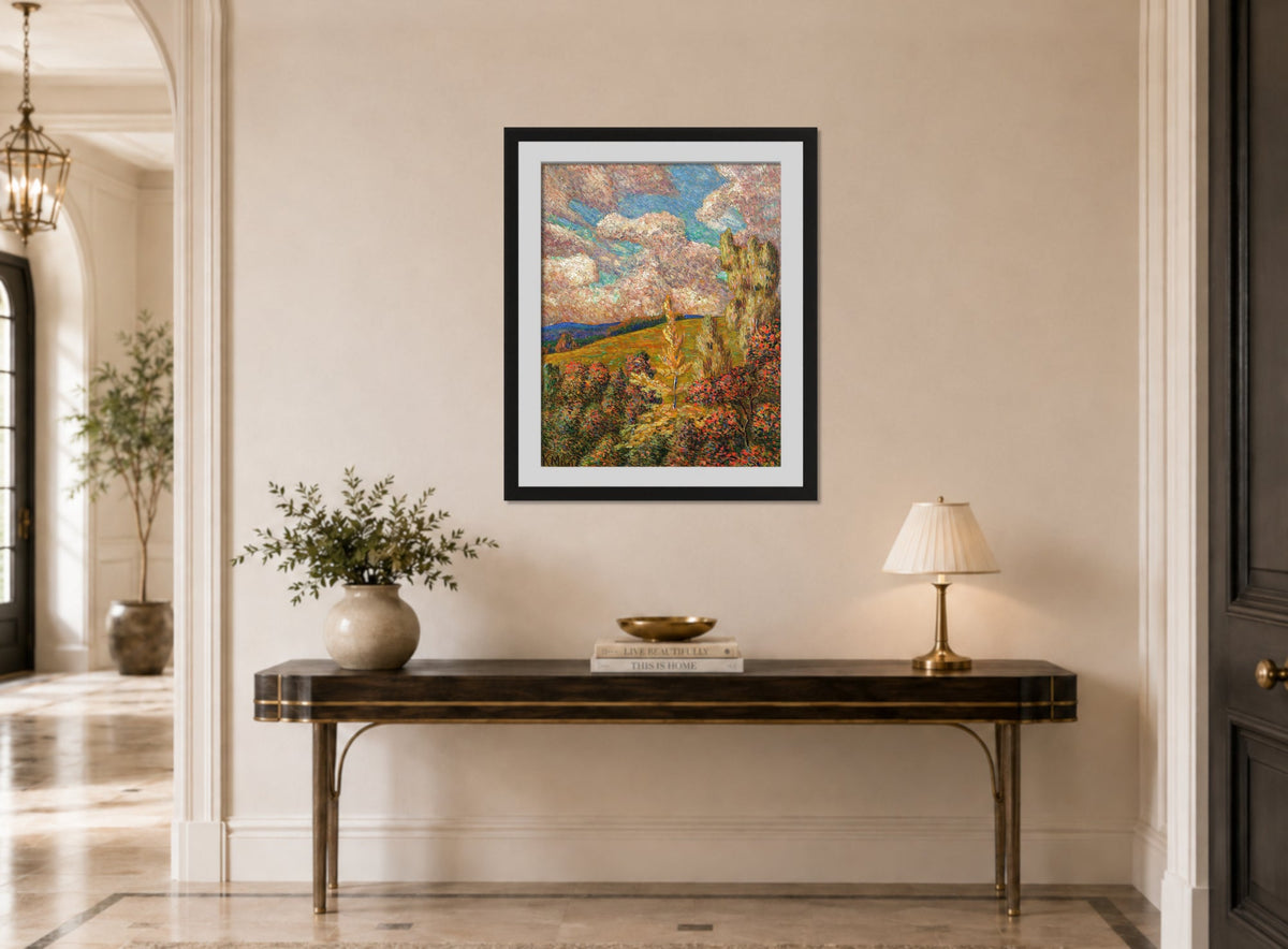 Landscape (1908–1910) by Konrad Mägi — hallway