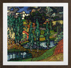 Landscape in Võru County (1916–1917) by Konrad Mägi — brown frame