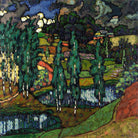 Landscape in Võru County (1916–1917) by Konrad Mägi — unframed