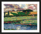 Landscape Study (1916–1917) by Konrad Mägi — black frame