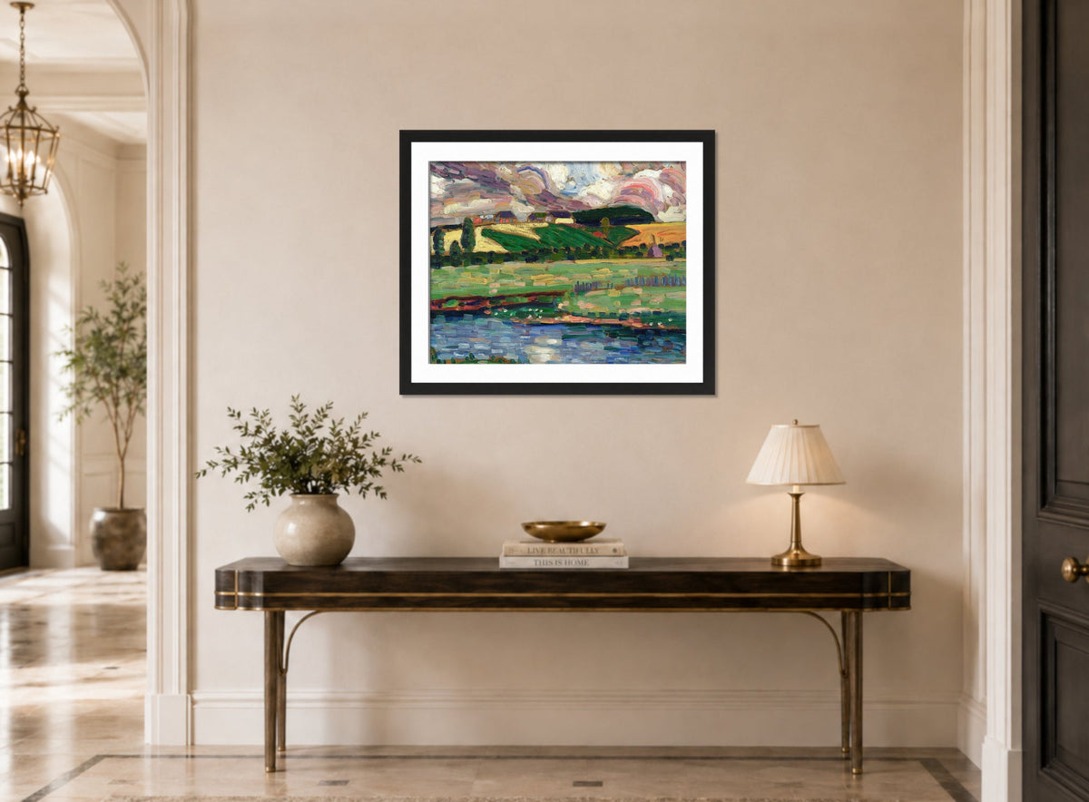 Landscape Study (1916–1917) by Konrad Mägi — hallway