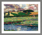 Landscape Study (1916–1917) by Konrad Mägi — light grey frame