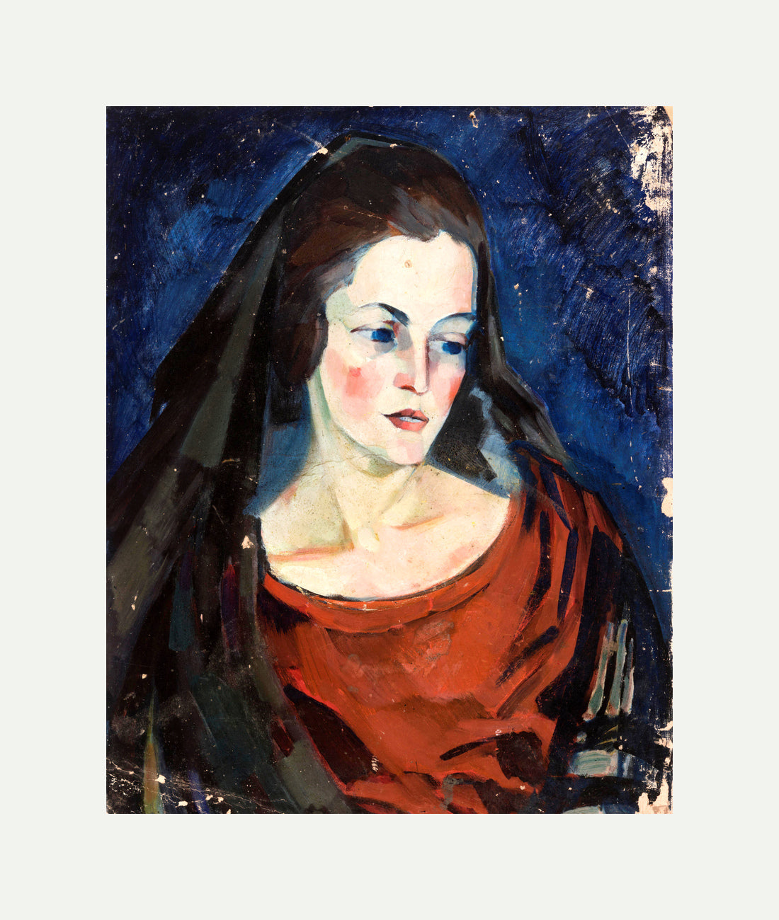 Portrait of a Woman (1923–1924) by Konrad Mägi — rolled canvas
