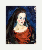 Portrait of a Woman (1923–1924) by Konrad Mägi — rolled canvas