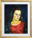 Portrait of Ludmilla Allik (1923–1924) by Konrad Mägi — gold frame
