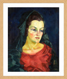 Portrait of Ludmilla Allik (1923–1924) by Konrad Mägi — oak frame