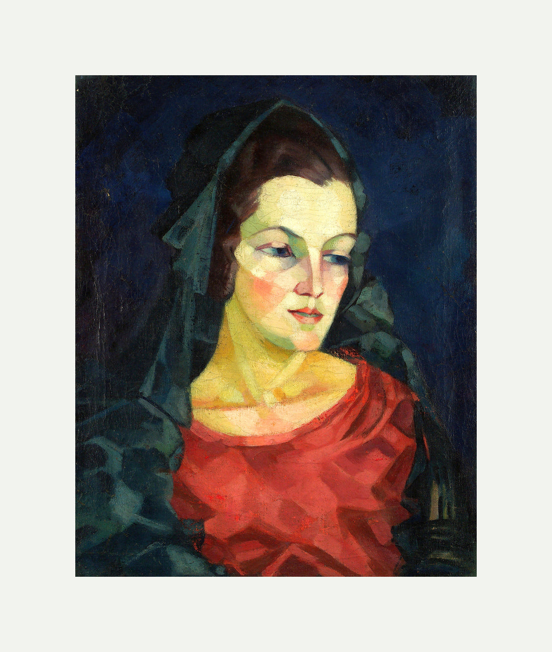 Portrait of Ludmilla Allik (1923–1924) by Konrad Mägi — rolled canvas