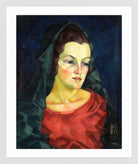 Portrait of Ludmilla Allik (1923–1924) by Konrad Mägi — white frame