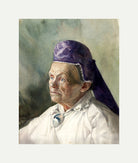 Portrait of a Woman in a Bonnet (1900) by Konrad Mägi — rolled canvas