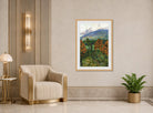 Norwegian Landscape (1908–1911) by Konrad Mägi — art deco roomset