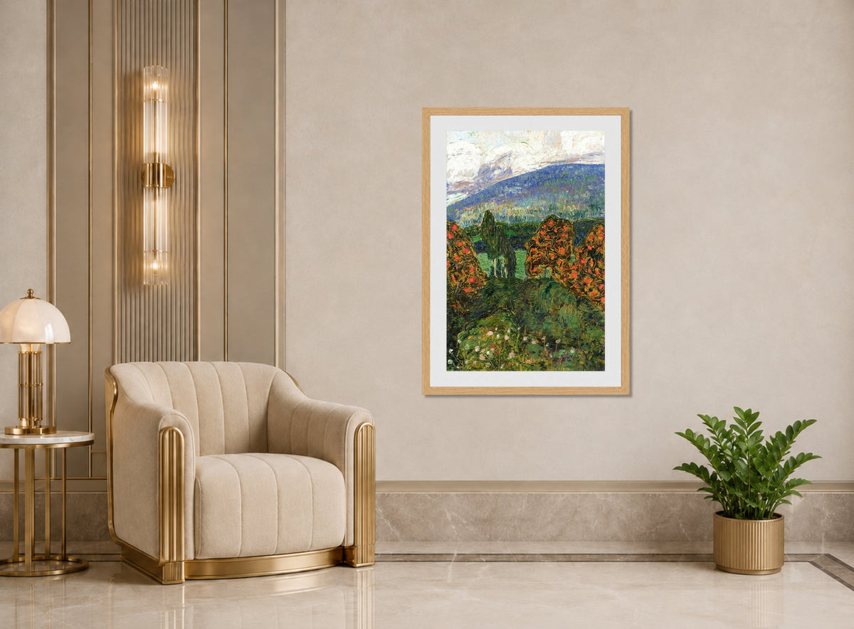 Norwegian Landscape (1908–1911) by Konrad Mägi — art deco roomset