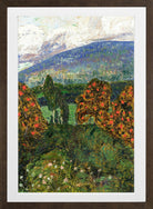 Norwegian Landscape (1908–1911) by Konrad Mägi — brown frame