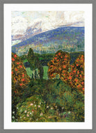 Norwegian Landscape (1908–1911) by Konrad Mägi — light grey frame