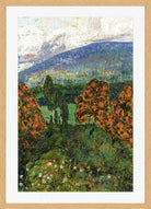 Norwegian Landscape (1908–1911) by Konrad Mägi — oak frame