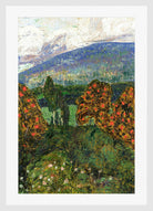Norwegian Landscape (1908–1911) by Konrad Mägi — white frame