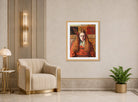 Portrait of a Norwegian Girl (1909) by Konrad Mägi — art deco roomset