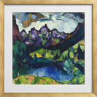 Oberstdorf Landscape (1922) by Konrad Mägi — gold frame