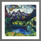 Oberstdorf Landscape (1922) by Konrad Mägi — light grey frame