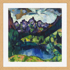 Oberstdorf Landscape (1922) by Konrad Mägi — oak frame