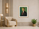 Portrait of a Man (1917–1918) by Konrad Mägi — art deco roomset