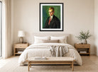 Portrait of a Man (1917–1918) by Konrad Mägi — bedroom