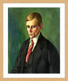 Portrait of a Man (1917–1918) by Konrad Mägi — oak frame