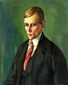 Portrait of a Man (1917–1918) by Konrad Mägi — unframed