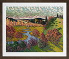 Autumn Landscape (1912) by Konrad Mägi — brown frame
