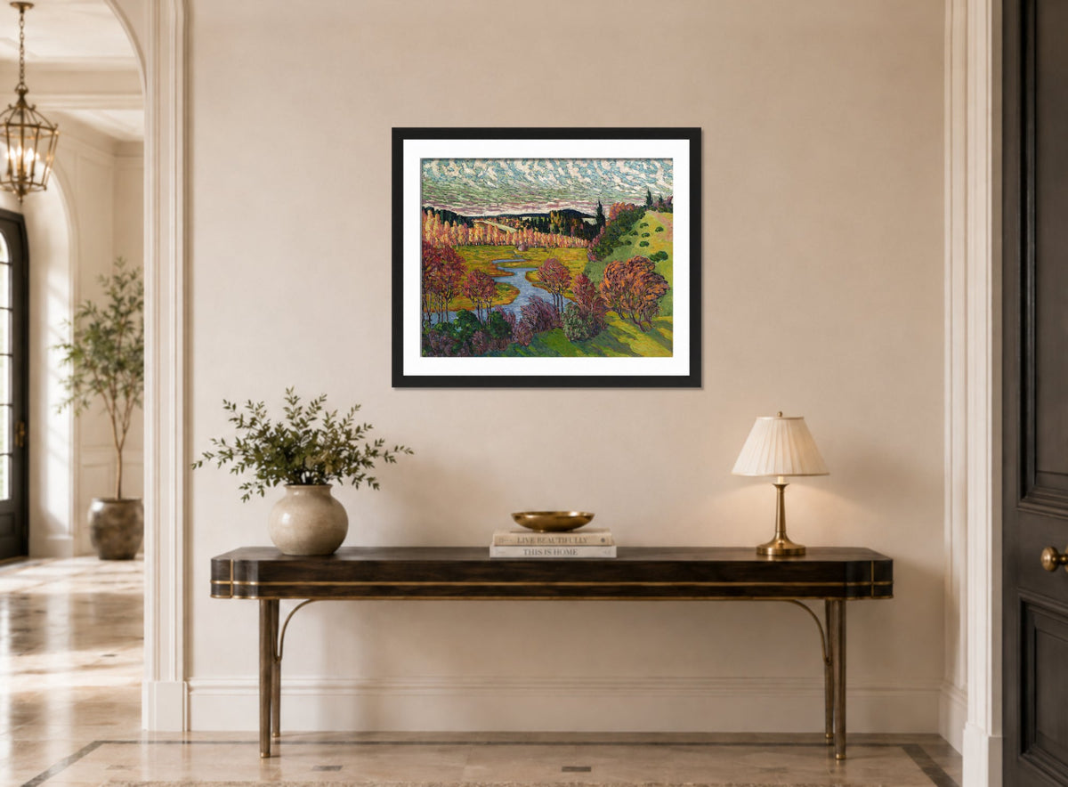 Autumn Landscape (1912) by Konrad Mägi — hallway
