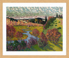 Autumn Landscape (1912) by Konrad Mägi — oak frame