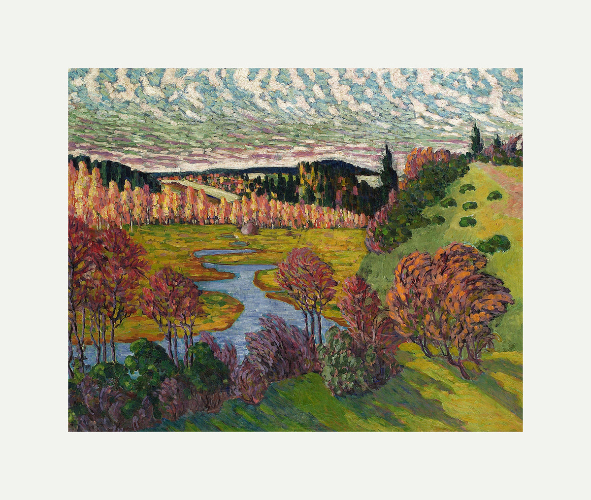 Autumn Landscape (1912) by Konrad Mägi — rolled canvas
