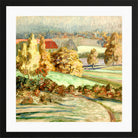 Autumn Landscape (1908–1910) by Konrad Mägi — black frame