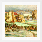 Autumn Landscape (1908–1910) by Konrad Mägi — white frame