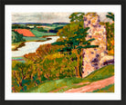 Autumn Landscape (1915–1916) by Konrad Mägi — black frame