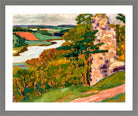 Autumn Landscape (1915–1916) by Konrad Mägi — light grey frame