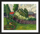 Farm Landscape (1908–1910) by Konrad Mägi — black frame