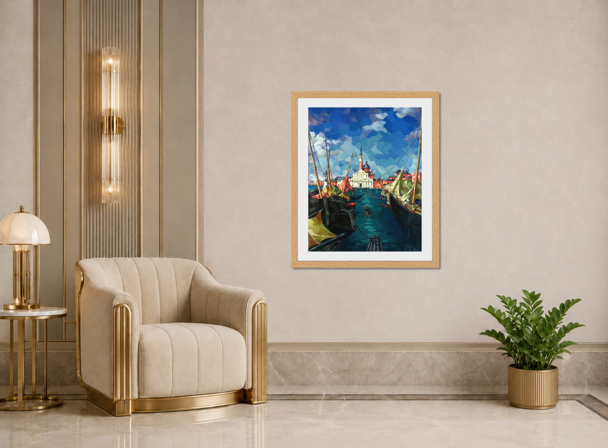 Venice (1922–1923) by Konrad Mägi — art deco roomset