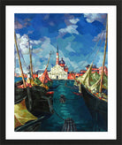 Venice (1922–1923) by Konrad Mägi — black frame