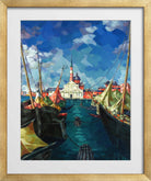 Venice (1922–1923) by Konrad Mägi — gold frame