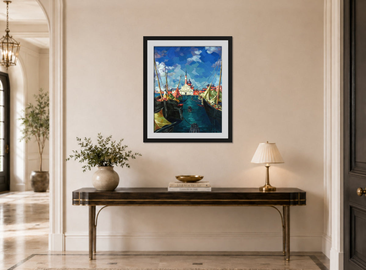 Venice (1922–1923) by Konrad Mägi — hallway