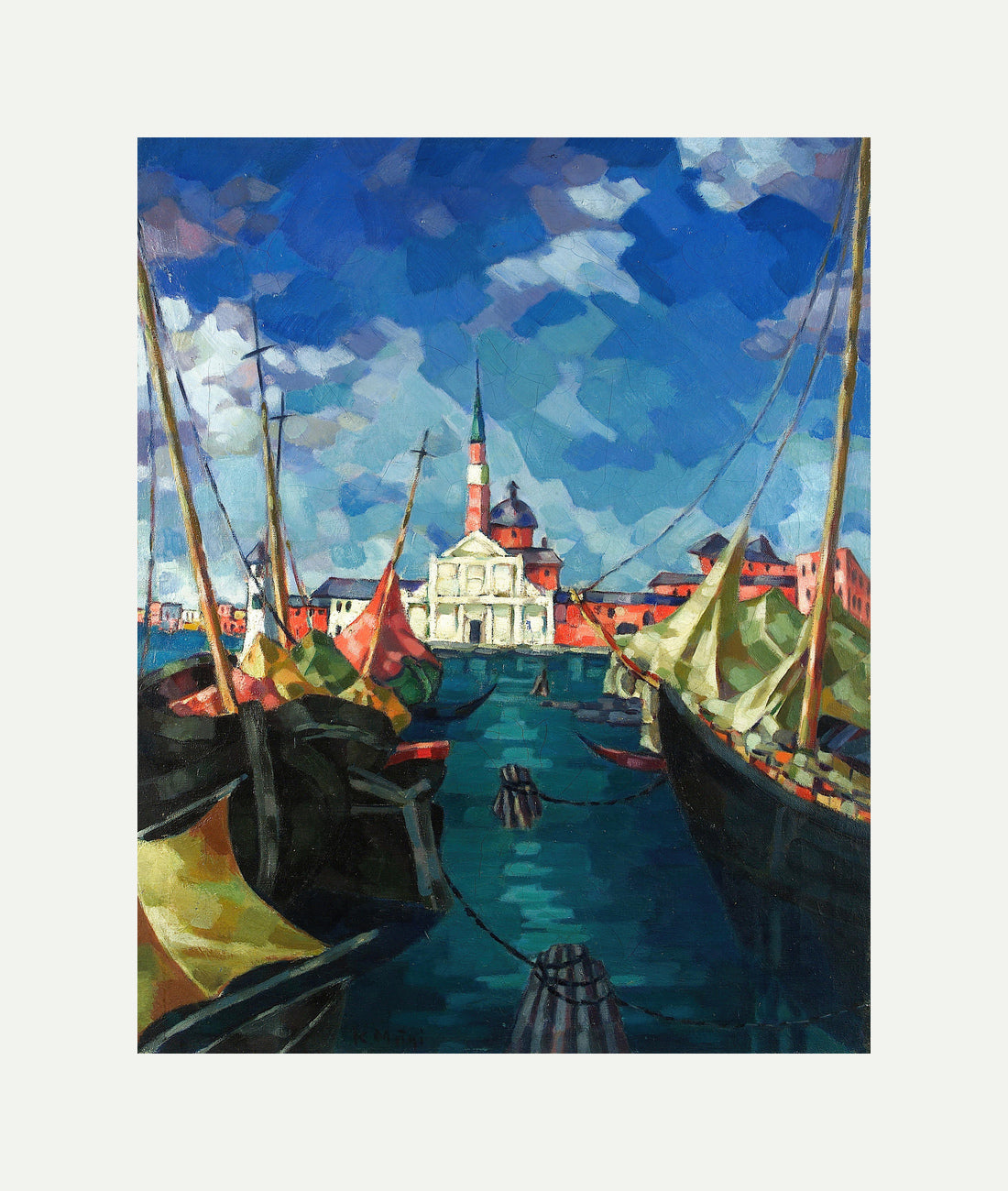 Venice (1922–1923) by Konrad Mägi — rolled canvas