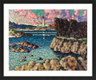 Vilsandi Landscape (1913–1914) by Konrad Mägi — black frame