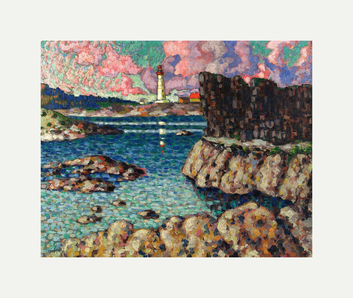 Vilsandi Landscape (1913–1914) by Konrad Mägi — rolled canvas