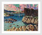Vilsandi Landscape (1913–1914) by Konrad Mägi — white frame