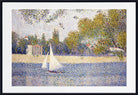 Georges Seurat Print : Seine from La Grand Jatte