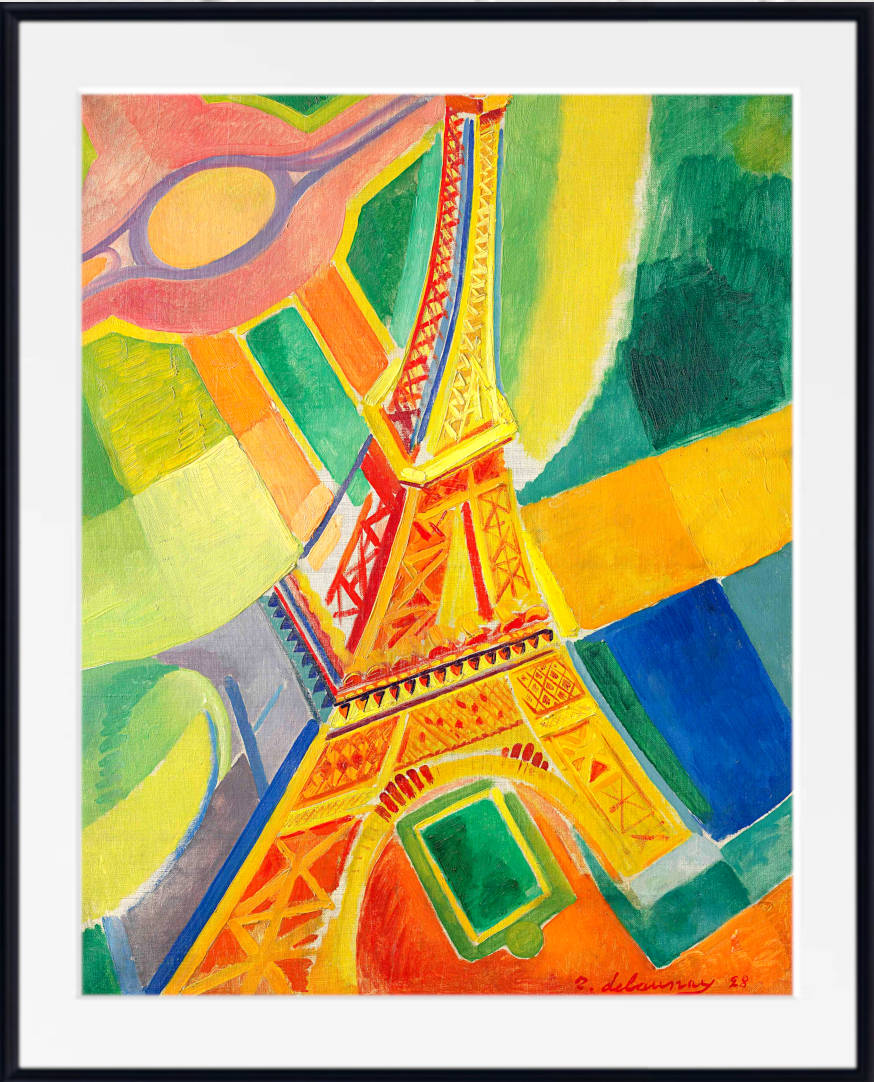 Robert Delaunay Fine Art Print, Eiffel Tower